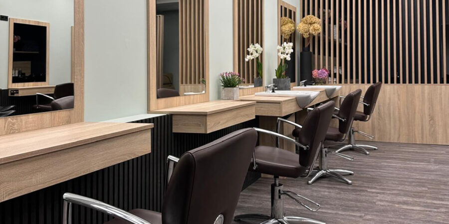 Salon Mühlen­berg-Center neu im Erd­ge­schoss