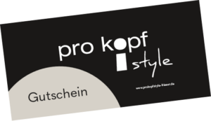 Friseursalons pro kopf style: Gutschein